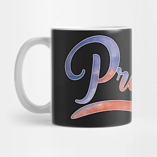 Prayer Colorful Typography Mug